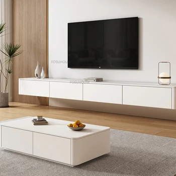 מודרני מעץ מלא לכה אפייה בטלוויזיה עומד הרהיטים בסלון מתנדנד טלוויזיה ארון יצירתי אור יוקרה צפחה ארונות הרצפה